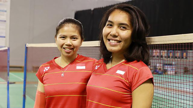 Nitya Krishinda Maheswari saat masih berpasangan dengan Greysia Polii.